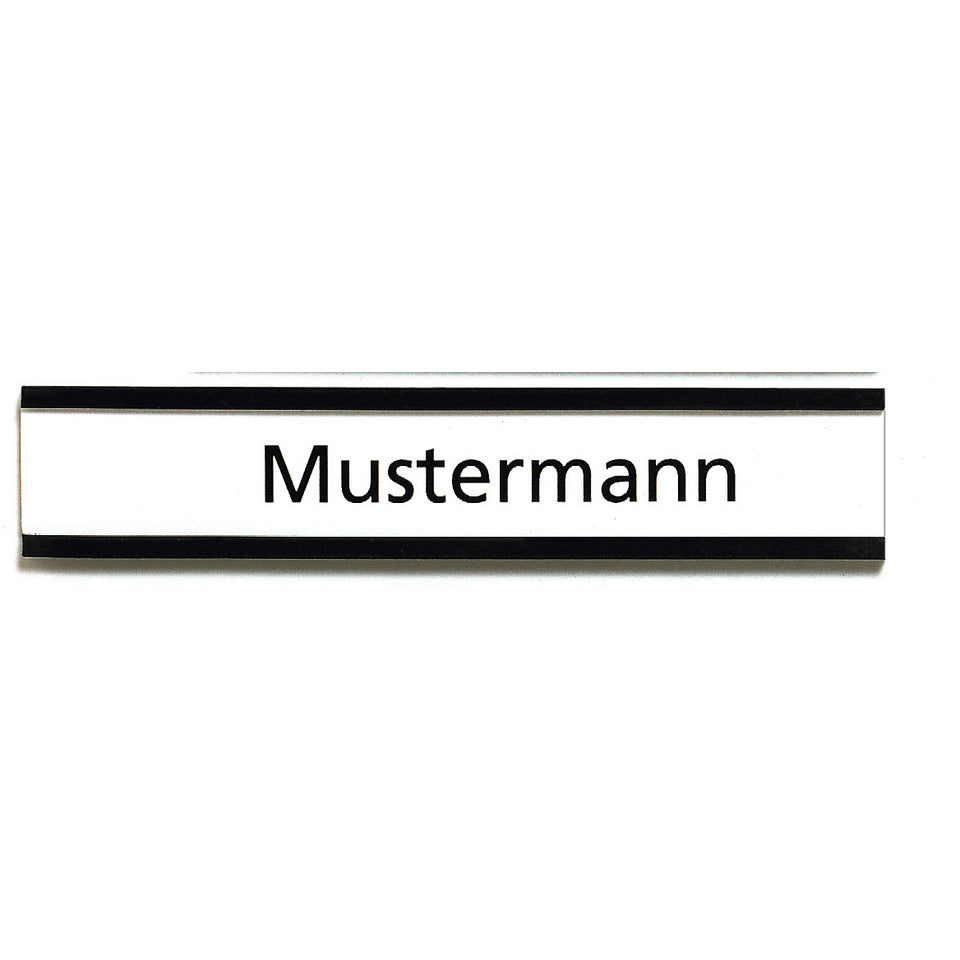 Namensschild magnetisch, 75 x 20 mm, 10 Stück, braun FRANKEN C163 FRANKEN C163 20x75 mm