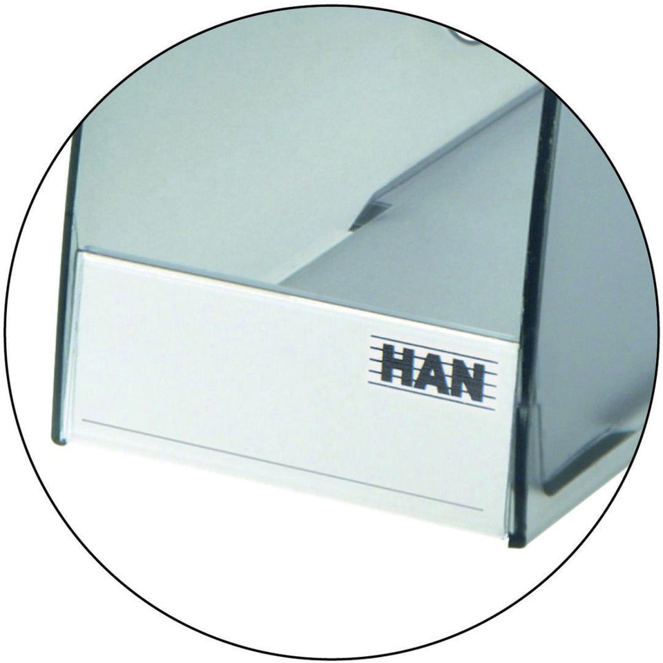 Stehsammler Twin, A4, tranluzent grau HAN 1611-69D HAN 1611-69 A4 76mm Kunst