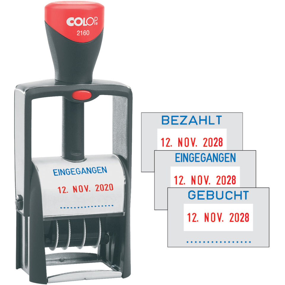 Datumstempel selbstfärber   +6Textplat COLOP 106514 COLOP 106514/2160/RL +6Textplat