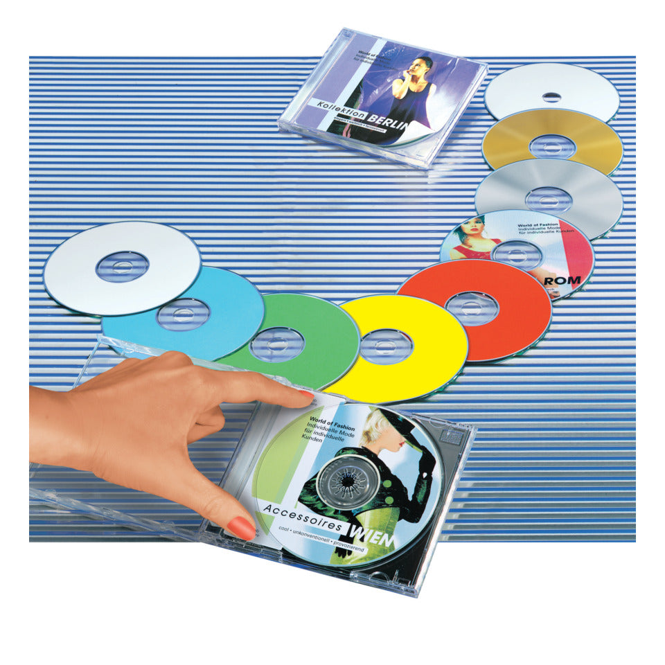 CD-Etiketten permanent, Ø116mm, 50 Stück, weiß HERMA 5079 HERMA 5079/8381 50 Stück permanent