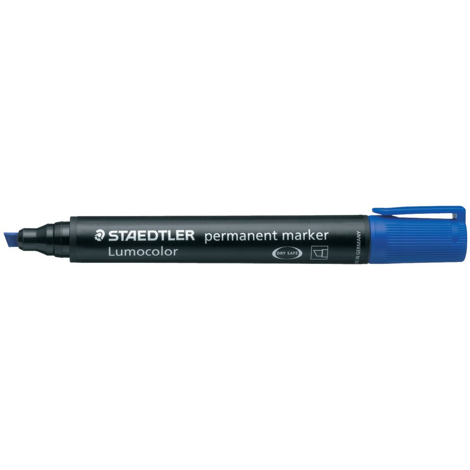 Permanentmarker Lumocolor®, Keilspitze, nachfüllbar, 2-5 mm, blau STAEDTLER 350-3 STAEDTLER 350-3 Keilsp. 2-5mm