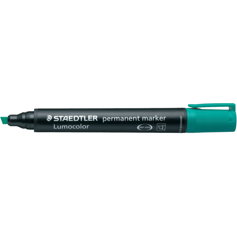 Permanentmarker Lumocolor®, Keilspitze, nachfüllbar, 2-5mm, grün STAEDTLER 350-5 STAEDTLER 350-5 Keilsp. 2-5mm