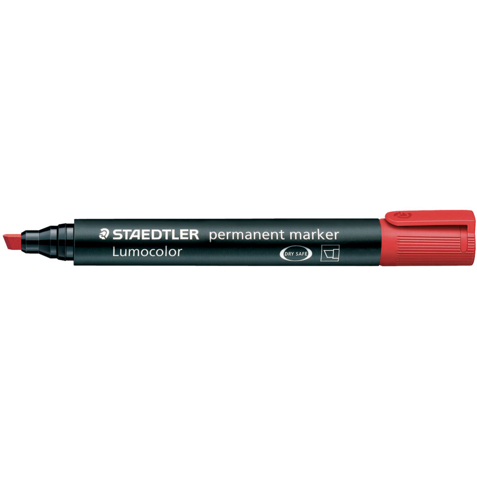 Permanentmarker Lumocolor®, Keilspitze, nachfüllbar, 2-5 mm, rot STAEDTLER 350-2 STAEDTLER 350-2 Keilsp. 2-5mm