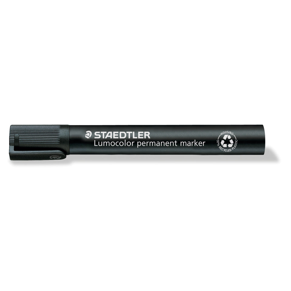 Permanentmarker Lumocolor®, Rundspitze, nachfüllbar, 2mm, schwarz STAEDTLER 352-9 STAEDTLER 352-9 Rundsp. 2mm