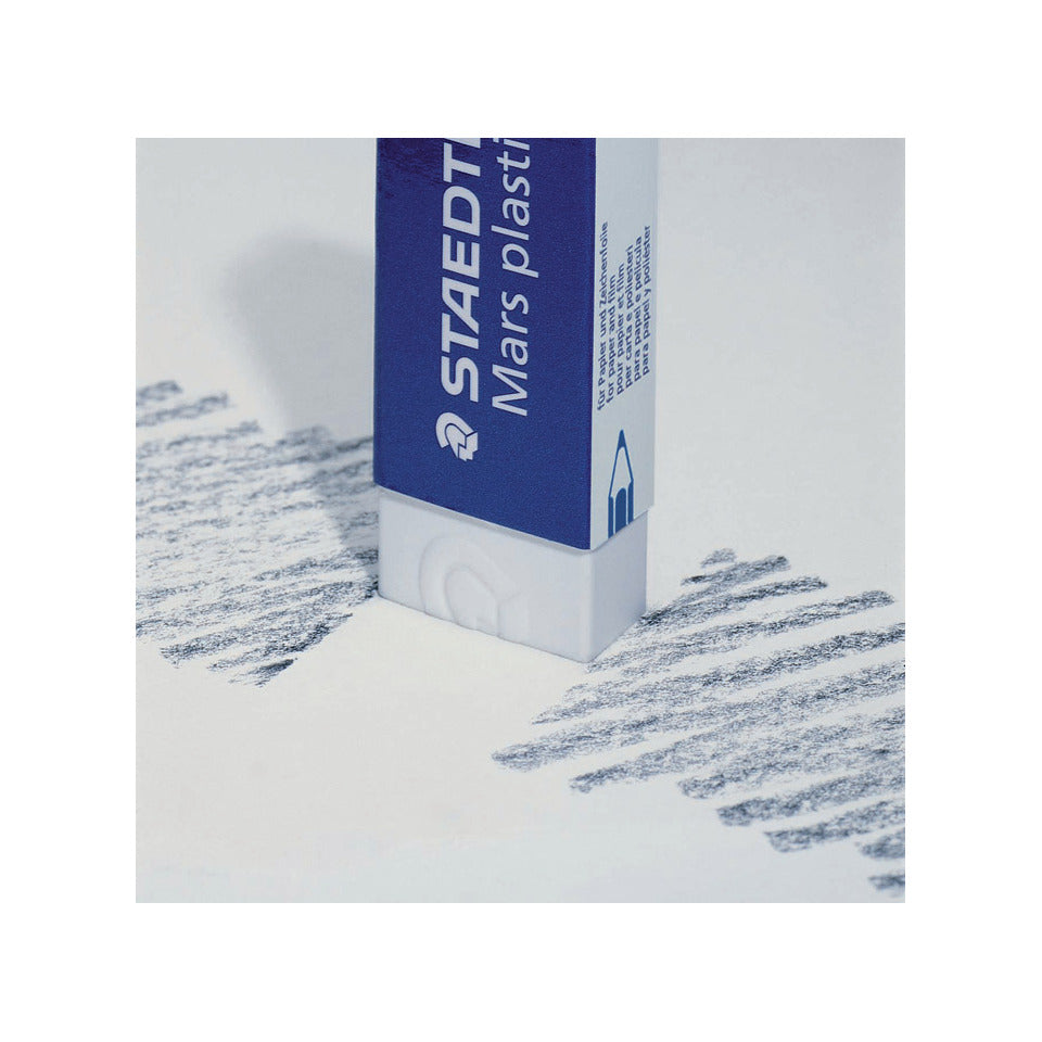 Radierer Mars® plastic, PVC, 65 x 13 x 23 mm, weiß STAEDTLER 526 50