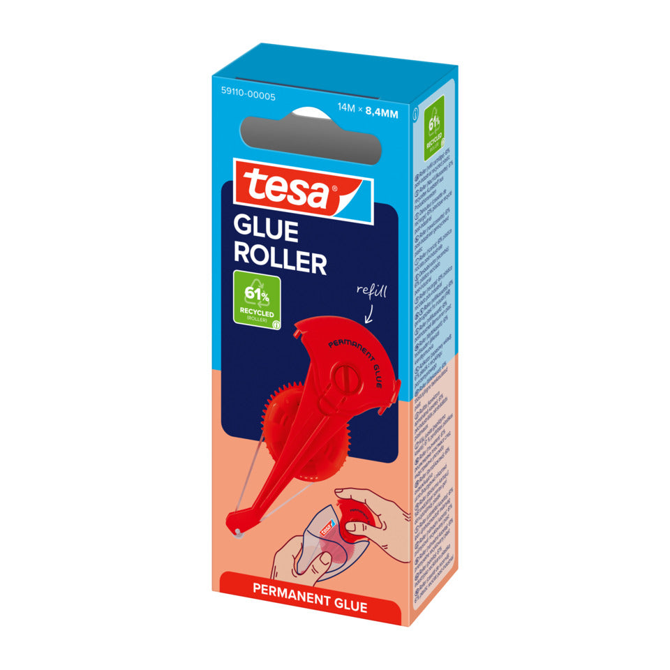 Kleberoller ecoLogo® Permanent, 8,4mmx14m TESA 59110-00005-06