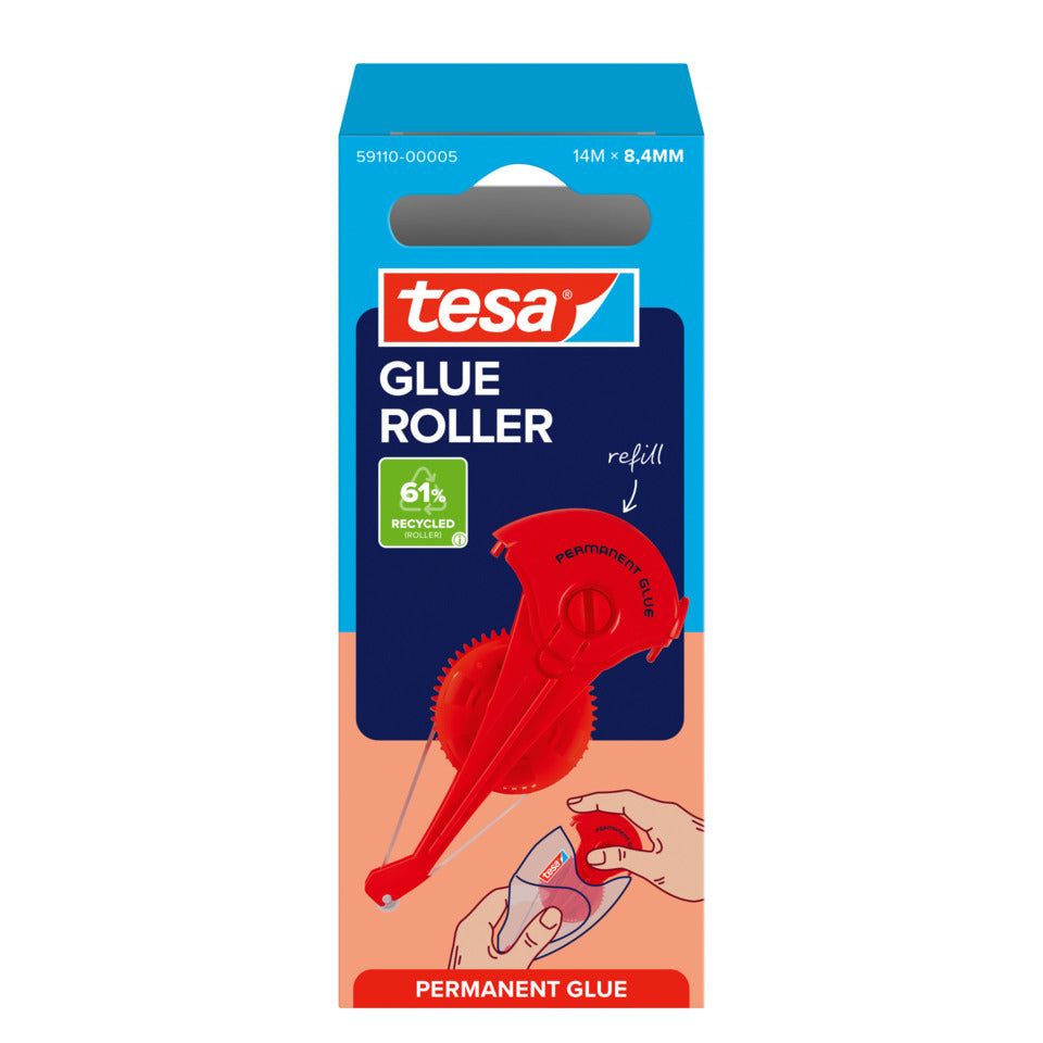 Kleberoller ecoLogo® Permanent, 8,4mmx14m TESA 59110-00005-06