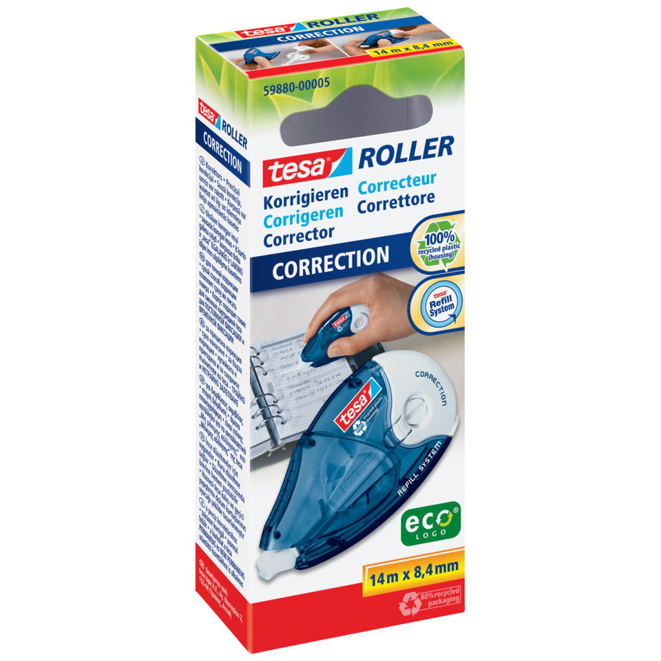 Korrekturroller ecoLogo®, 8,4mm, nachfüllbar TESA 59880-00005-05 TESA 59880-00005-05 nachfüllbar