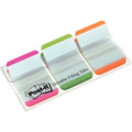 Haftstreifen Index Strong, 25,4x38mm, 3x22 Blatt, sortiert POST-IT 686L-PGO POST-IT 686L-PGOEU 3x22Streife