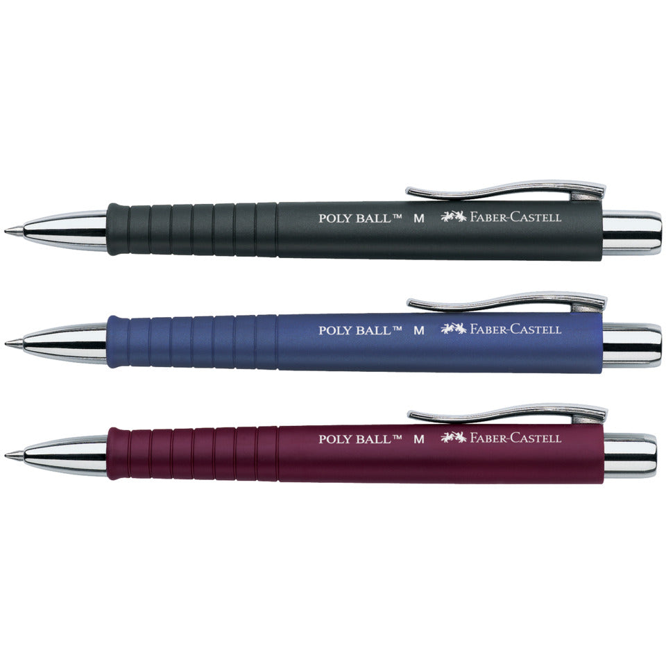 Kugelschreiber PolyBall M, blau FABER CASTELL 241151