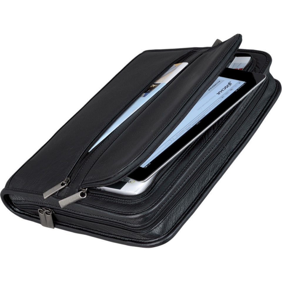 Ringbuchmappe A4 CARPO Nappaleder schwarz ALASSIO 30062 30062  Carpo