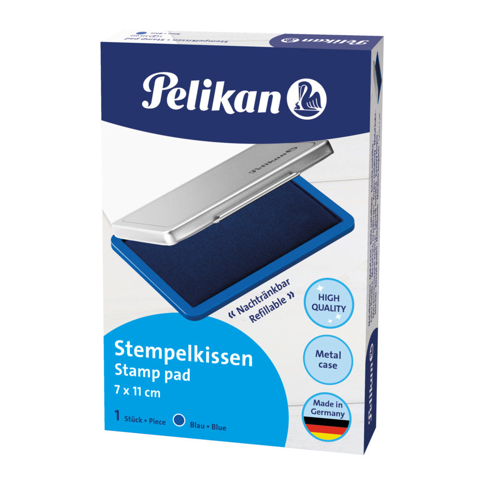 Stempelkissen Gr.2, 7 x 11cm, blau PELIKAN 100436058 PELIKAN 100436058 331017 7x11 Metall