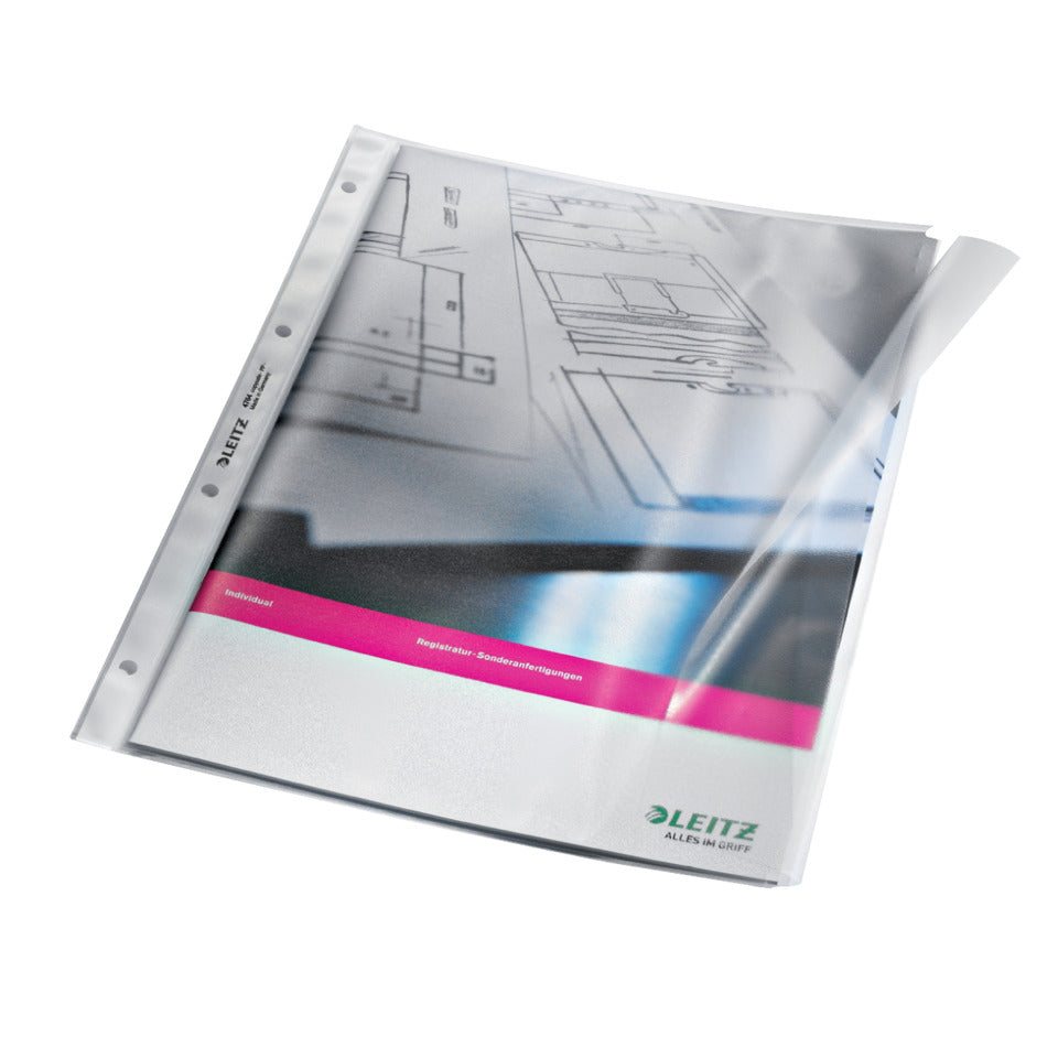 Prospekthülle, A4, PP, genarbt, dokumentenecht, farblos LEITZ 4764-00-00 LEITZ 4764-00-00 A4