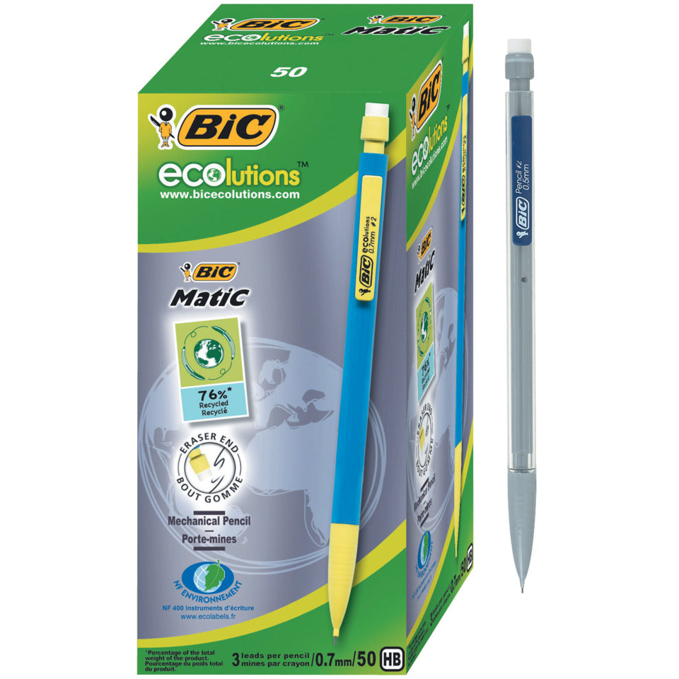 Druckbleistift Matic® ECOlutions®, 0,7 mm, HB, sortiert BIC ECOLUTIONS 8877191 BIC 8877191/895442 Matic Ecolutions