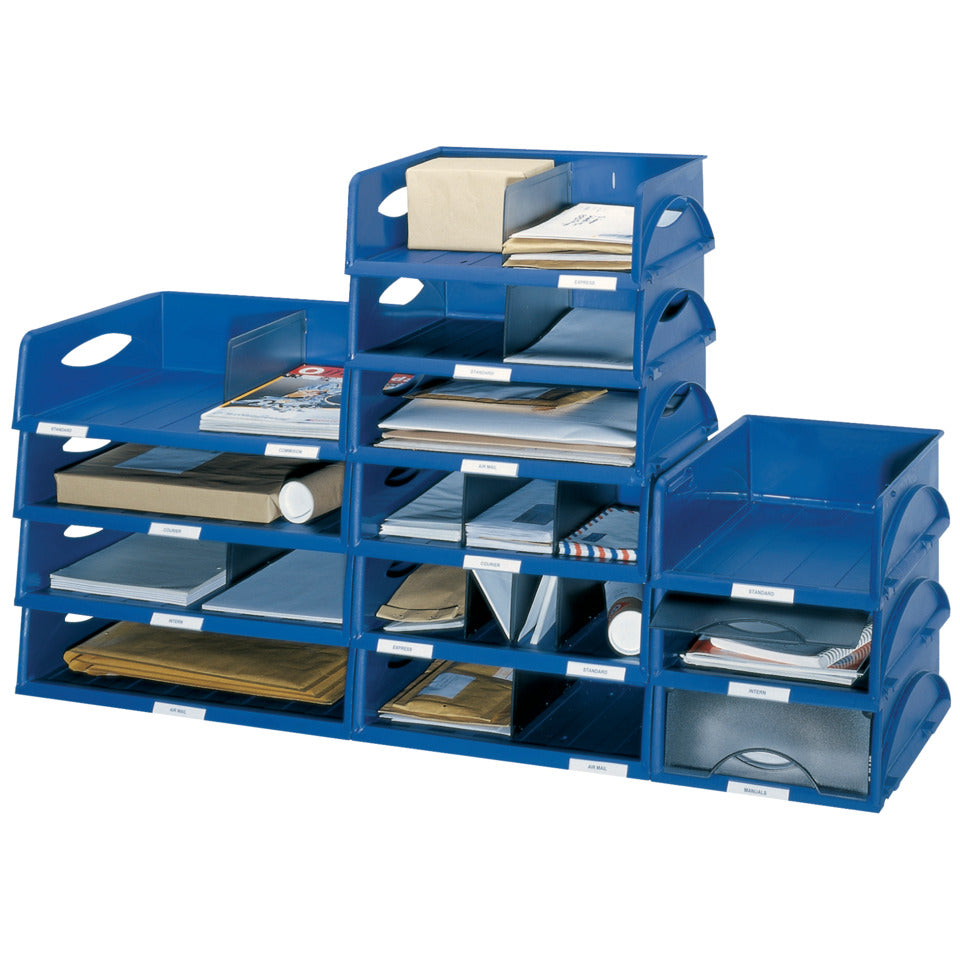 Briefkorb Sorty, A4/C4, Polystyrol, blau LEITZ 5230-00-35