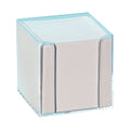 Zettelbox, 9 x 9 x 9cm, glasklar FOLIA 9900 FOLIA 9900 weiss