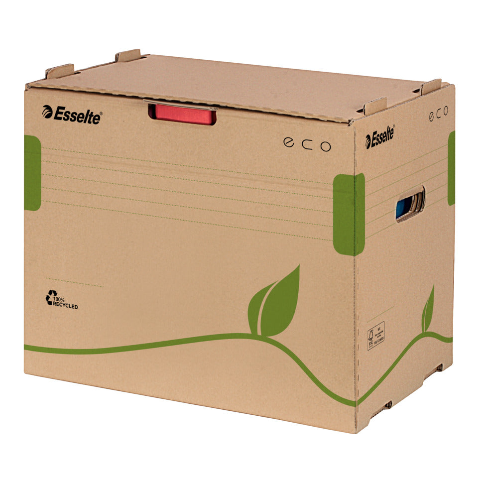 Archiv Container ECO, für Ordner, Karton, naturbraun ESSELTE 623920 ESSELTE 623920  Ordner braun
