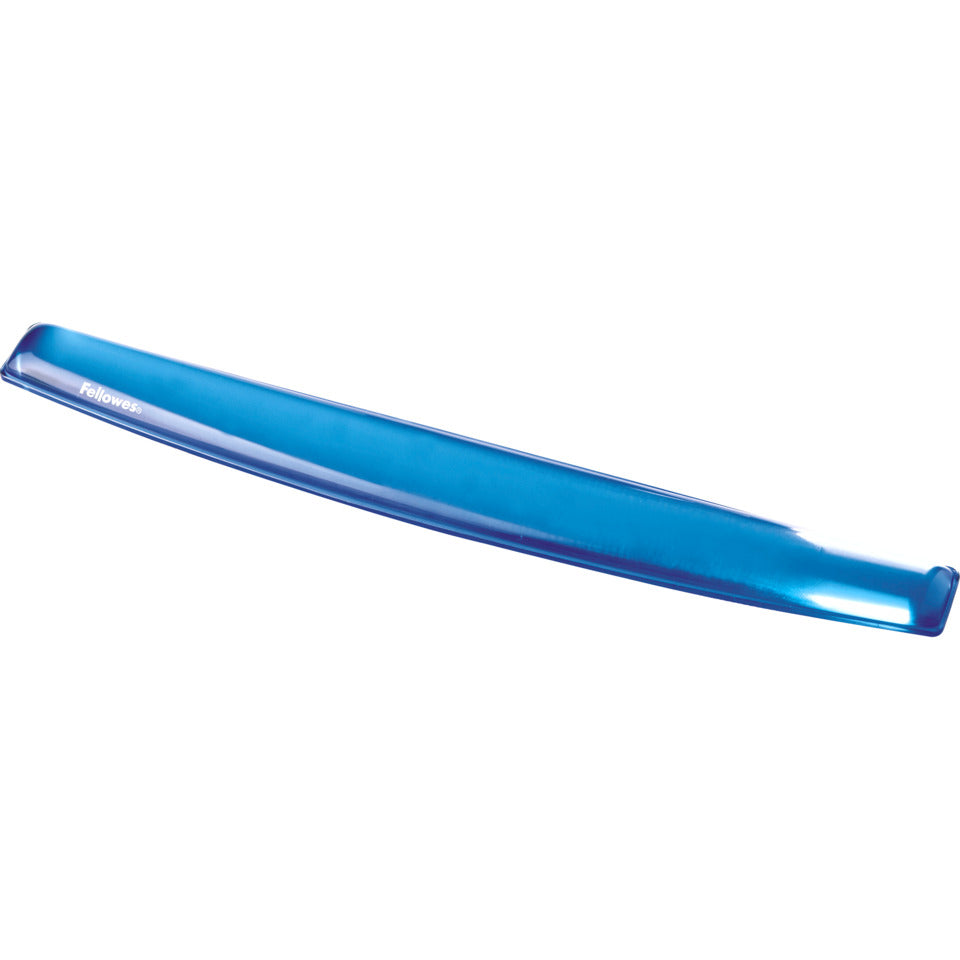 Tastatur-Handgelenkauflage Crystals Gel, Plastik, 480 x 26 x 57 mm, blau FELLOWES 9113709 FELLOWES FW9113709
