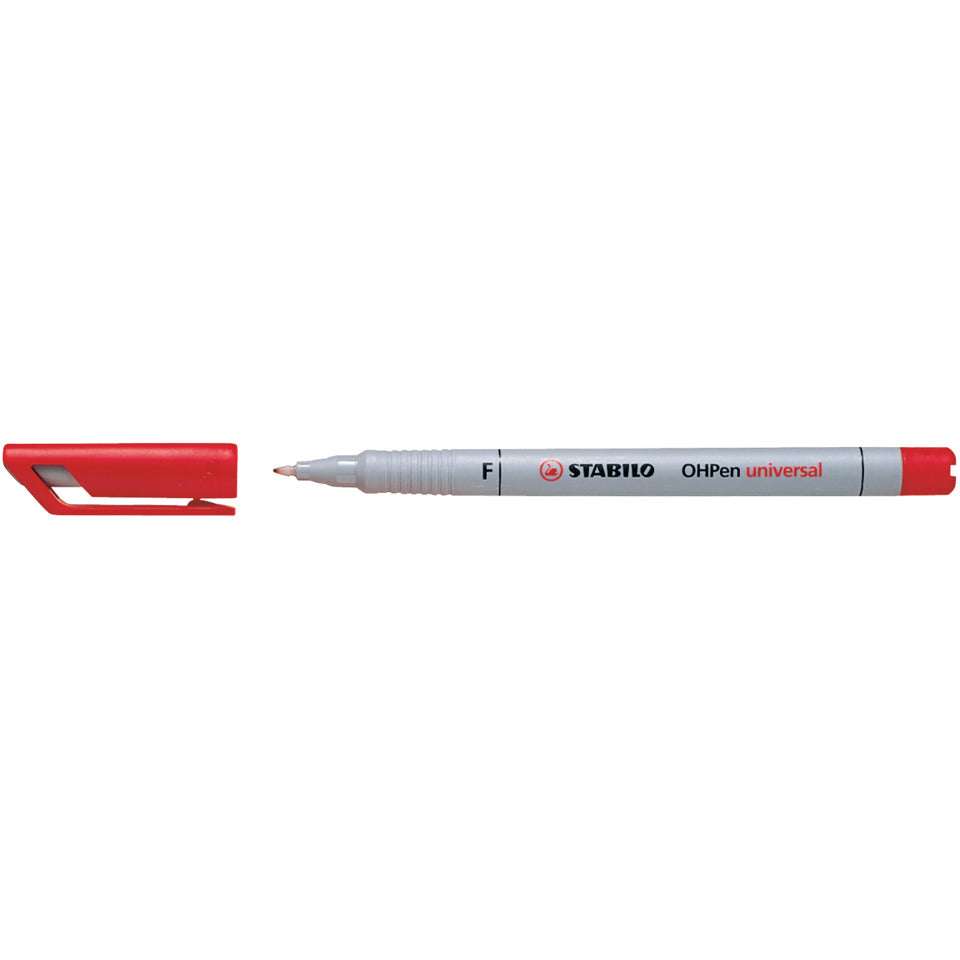 Folienstift OHPen universal, 0,7 mm, wasserlöslich, rot STABILO 852/40 STABILO  852/40 wasserlöslich