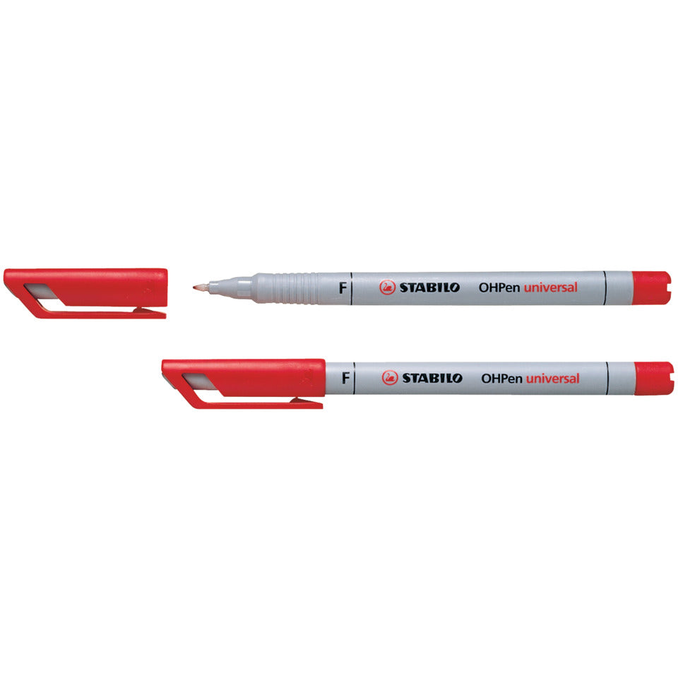 Folienstift OHPen universal, 0,7 mm, wasserlöslich, rot STABILO 852/40 STABILO  852/40 wasserlöslich