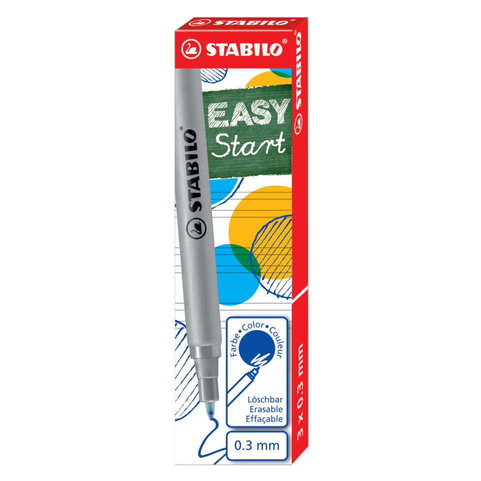Tintenpatrone EASYoriginal fine, 0,3 mm, blau, 3 Stück STABILO 6870041 STABILO 6870/041 löschbar 3St