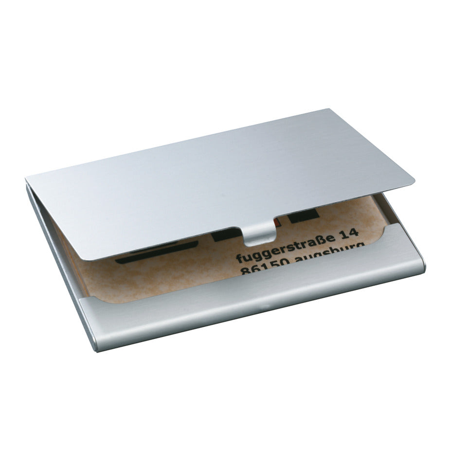 Visitenkarten-Etui, 15 Karten, Aluminium, silber SIGEL VZ135 SIGEL VZ135  f. 15 Karten max 91x58mm
