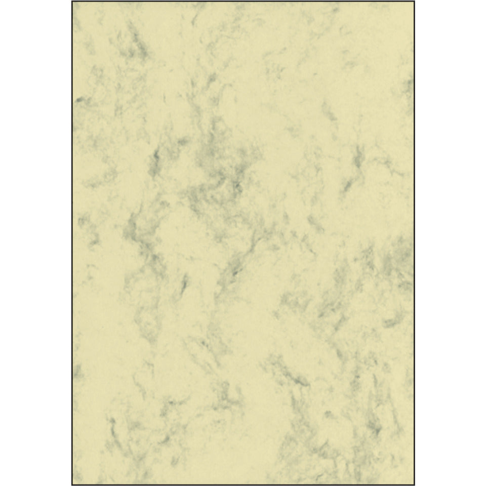 Design Papier Marmor, A4, 90g/m², 100 Blatt, beige SIGEL DP372 SIGEL DP372 marmoriert 90g