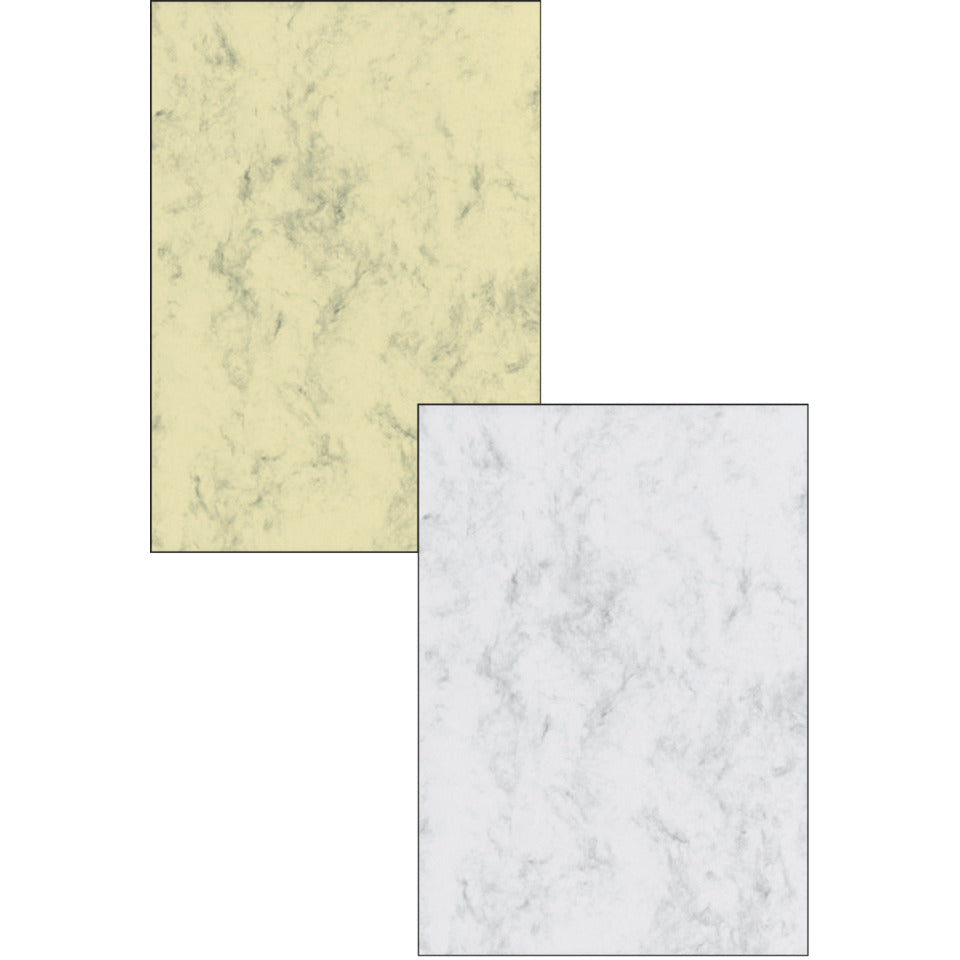 Design Papier Marmor, A4, 90g/m², 100 Blatt, beige SIGEL DP372 SIGEL DP372 marmoriert 90g