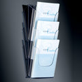 Wand-Prospekthalter Acryl, A4, 3 Fächer, transparent SIGEL LH135 SIGEL LH135 Wand Acryl