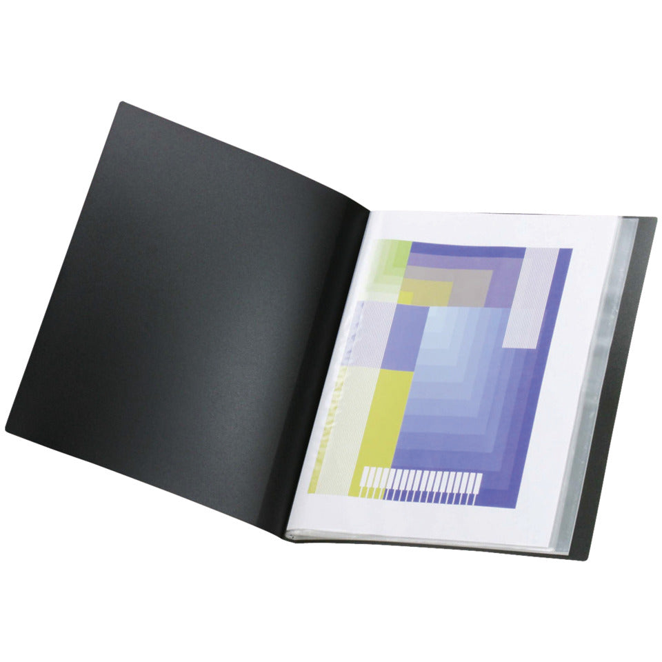 Sichtbuch, A3 hoch, 20 Hüllen, schwarz Q-CONNECT KF15390 Q-CONNECT KF15390 20 Hüllen