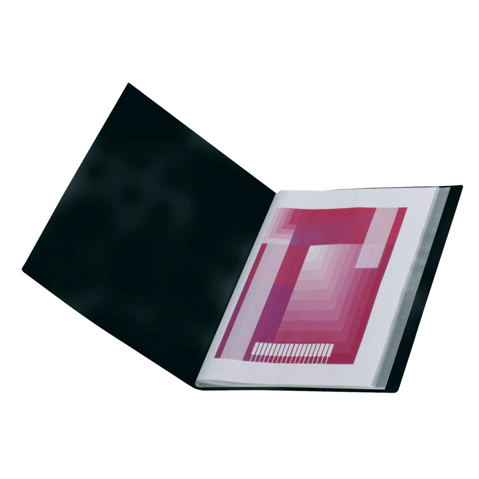 Sichtbuch, A3 hoch, 20 Hüllen, schwarz Q-CONNECT KF15390 Q-CONNECT KF15390 20 Hüllen