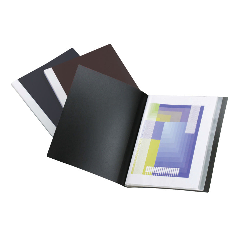 Sichtbuch, A3 hoch, 20 Hüllen, schwarz Q-CONNECT KF15390 Q-CONNECT KF15390 20 Hüllen