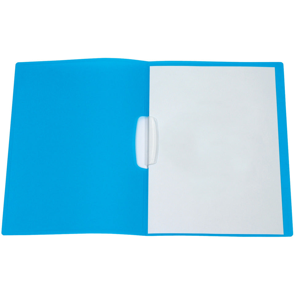 Klemmhefter SwingClip, A4, transluzent blau Q-CONNECT KF02134 Q-CONNECT KF02134 SwingClip