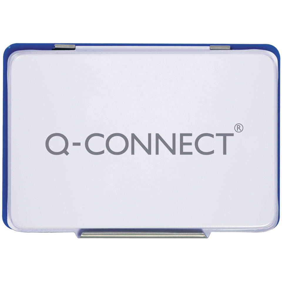 Stempelkissen Gr. 2, 7x11cm, blau Q-CONNECT KF25209 Q-CONNECT KF25209 7x11cm
