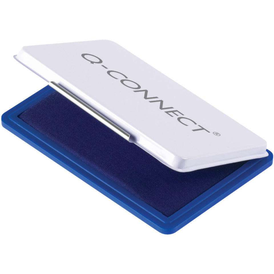 Stempelkissen Gr. 2, 7x11cm, blau Q-CONNECT KF25209 Q-CONNECT KF25209 7x11cm