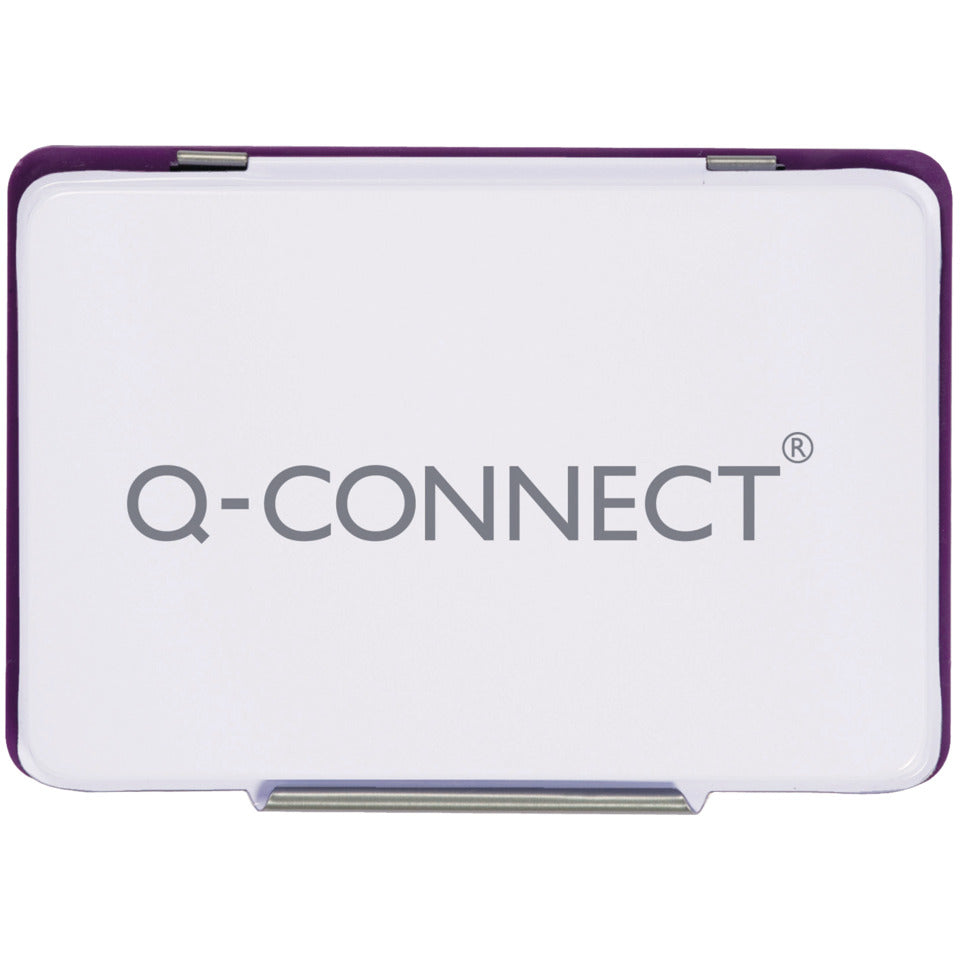 Stempelkissen Gr. 2, 7x11cm, violett Q-CONNECT KF25213 Q-CONNECT KF25213 7x11cm