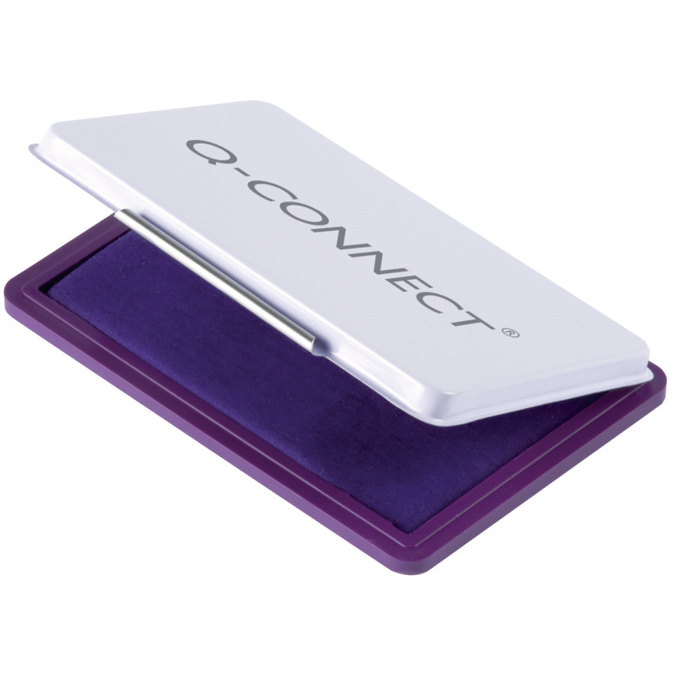 Stempelkissen Gr. 2, 7x11cm, violett Q-CONNECT KF25213 Q-CONNECT KF25213 7x11cm