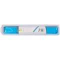 Gel-Tastatur-Handgelenkauflagen - blau-transparent