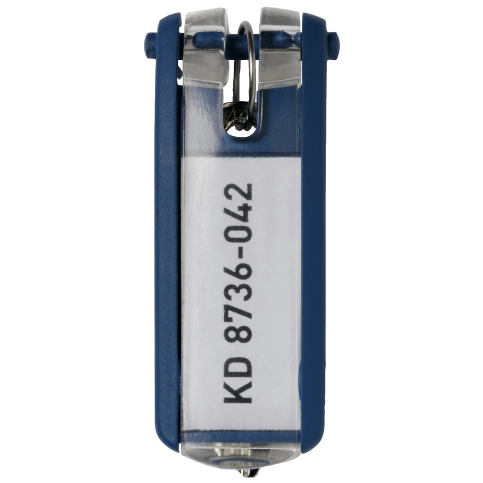 Schlüsselanhänger KEY CLIP, Kunststoff, 70 x 25 mm, dunkelblau, 6 Stück DURABLE 1957 07 DURABLE 1957 07 6ST KEY CLIP