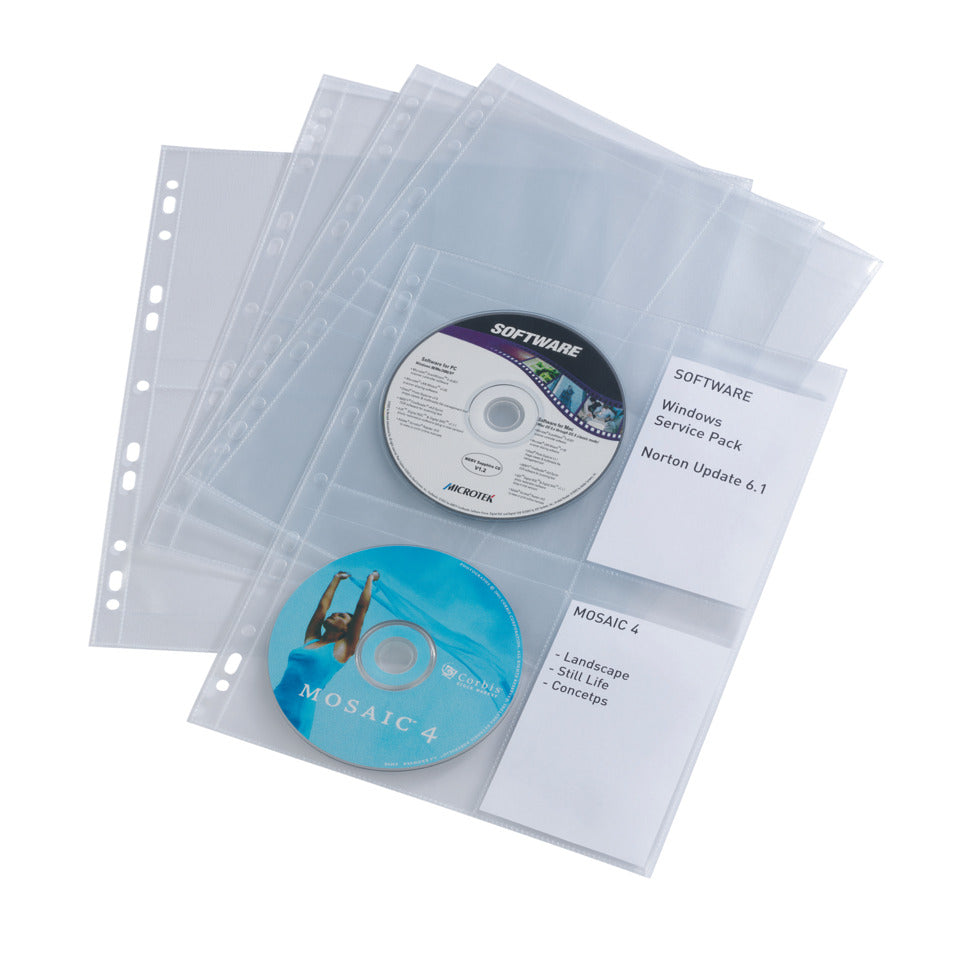 CD-Hülle, A4, 10 Stück, transparent DURABLE 5238 19