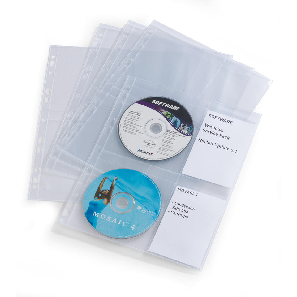 CD-Hülle, A4, 10 Stück, transparent DURABLE 5238 19