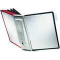 Sichttafelsystem SHERPA® WALL 10, mit 10 Sichttafeln, A4, schwarz/rot DURABLE 5631 00 DURABLE 5631 00 10tlg. m. Tafeln