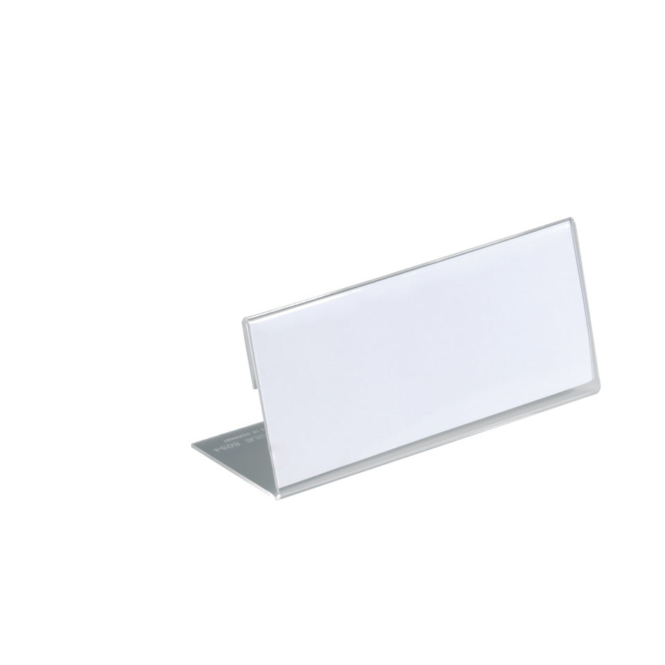 Tischschild, 63x150mm, 10 Stück, transparent DURABLE 8054 19 DURABLE 8054 19 61x150mm