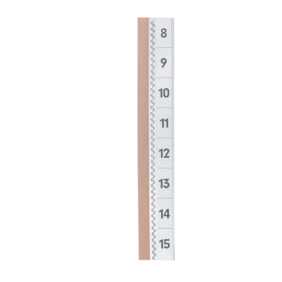 Selbstklebe-Vollsichtreiter TABFIX, 200 x 10 mm, 2-zeilig, transparent, 5 Stück DURABLE 840219 DURABLE 8402 19  5 Stück