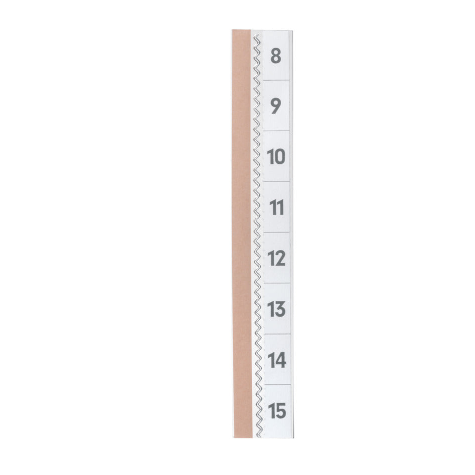 Selbstklebe-Vollsichtreiter TABFIX, 200 x 10 mm, 2-zeilig, transparent, 5 Stück DURABLE 840219 DURABLE 8402 19  5 Stück