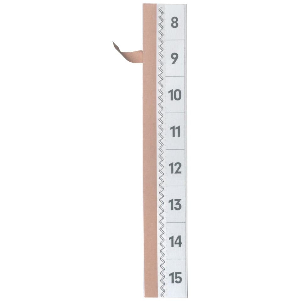 Selbstklebe-Vollsichtreiter TABFIX, 200 x 10 mm, 2-zeilig, transparent, 5 Stück DURABLE 840219 DURABLE 8402 19  5 Stück