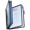 Sichttafel System wall 5 SHERPA, PP, für A4, schwarz, 5 Tafeln + 1 Tafelträger DURABLE 5810 01 DURABLE 5810-01 Sherpa Wall