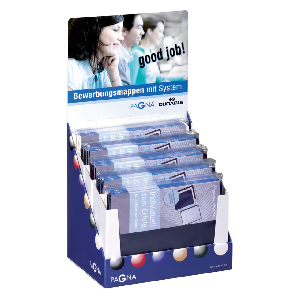 Bewerbungsmappe Shift Premium, 3-teilig, blau PAGNA 44134-02 PAGNA 44134-02 3-teilig
