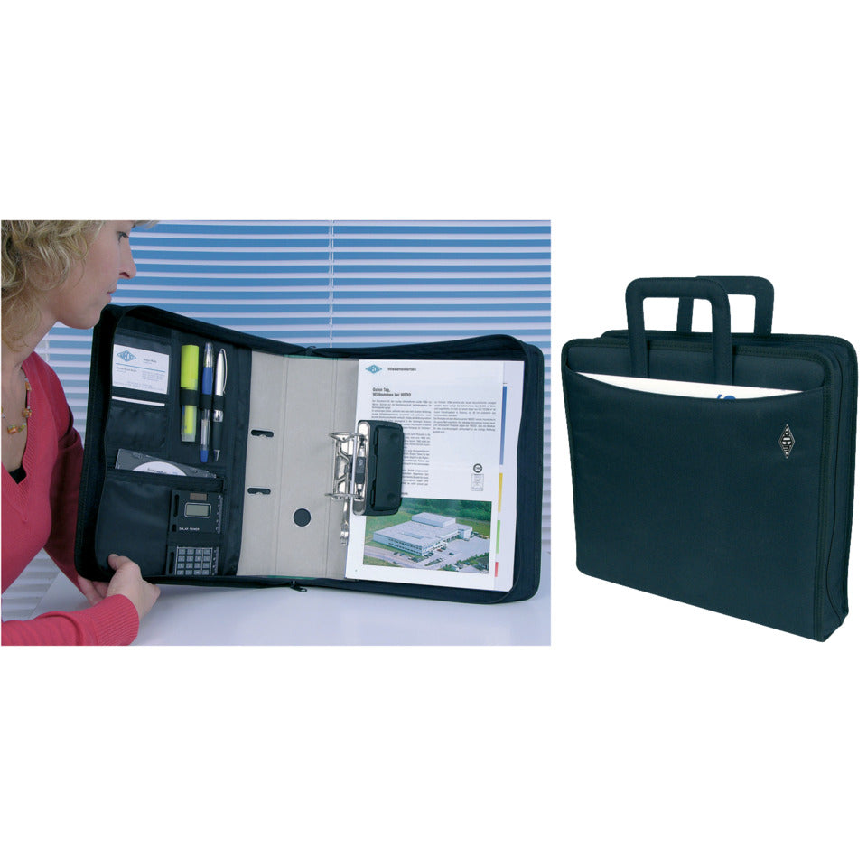 Ordnertasche, A4, 80mm, schwarz WEDO 58 601 WEDO 58601 A4 Nylon