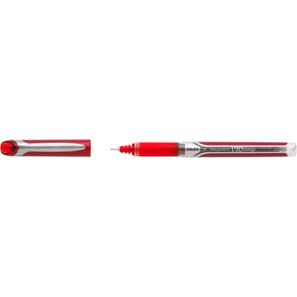 Tintenroller Hi-Tecpoint V10 Grip, 0,6mm, rot PILOT BXGPN-V10-R PILOT 2208002 BX-GPN-V10-R